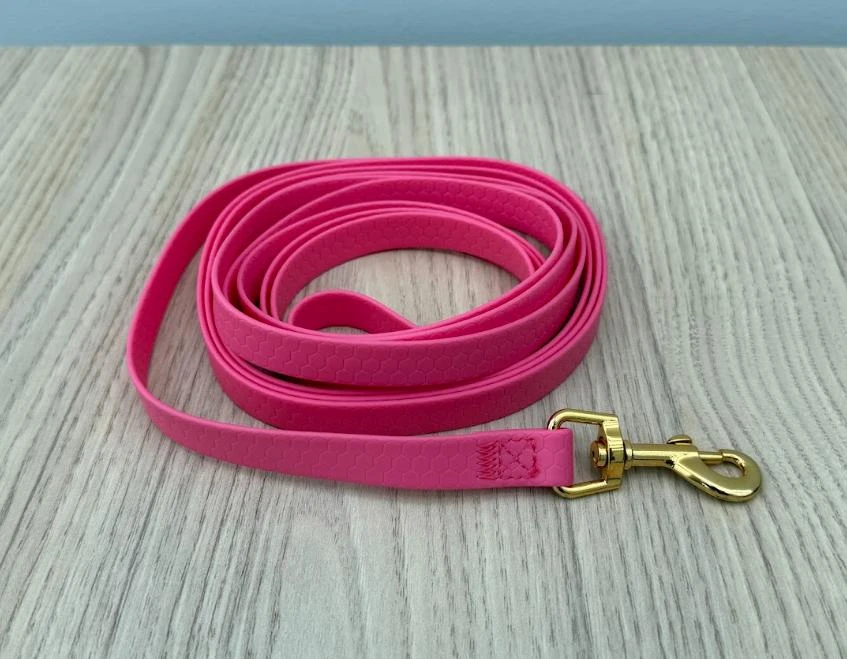 Lange voor hond - lengte 3M in biothaan hexa voor hond [elektrisch roze] – photo 2